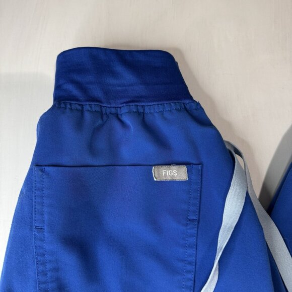 Figs Scrub Pants Womens XS Blue Jogger Elastic Waist Technical Collection - Picture 2 of 8